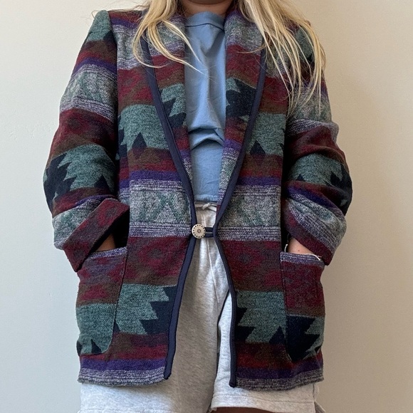 Julia Klein Vintage Southwestern Blazer - Picture 2 of 10
